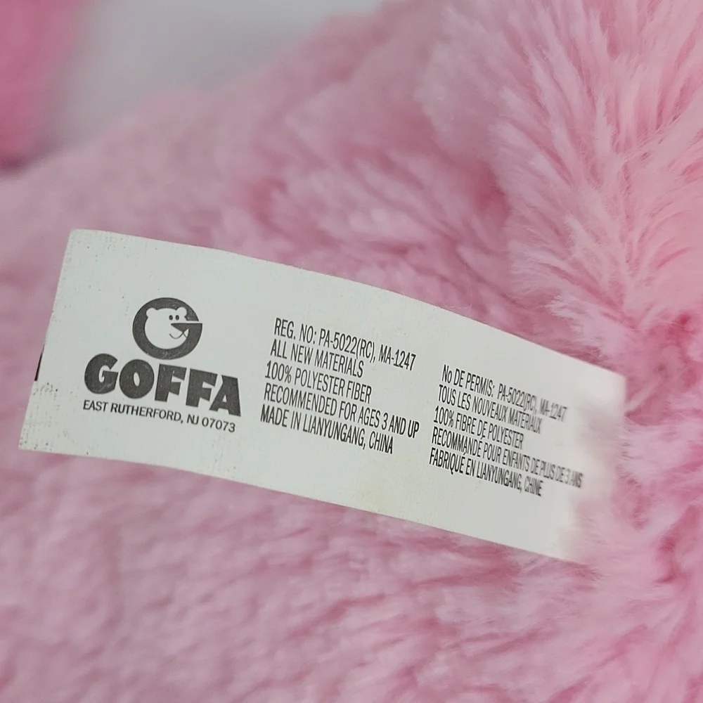 GOFFA Pink Mother Bunny with Baby Bunny Plush Toy